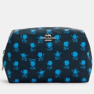 Coach Small Boxy Cosmetic Case With Badland Floral